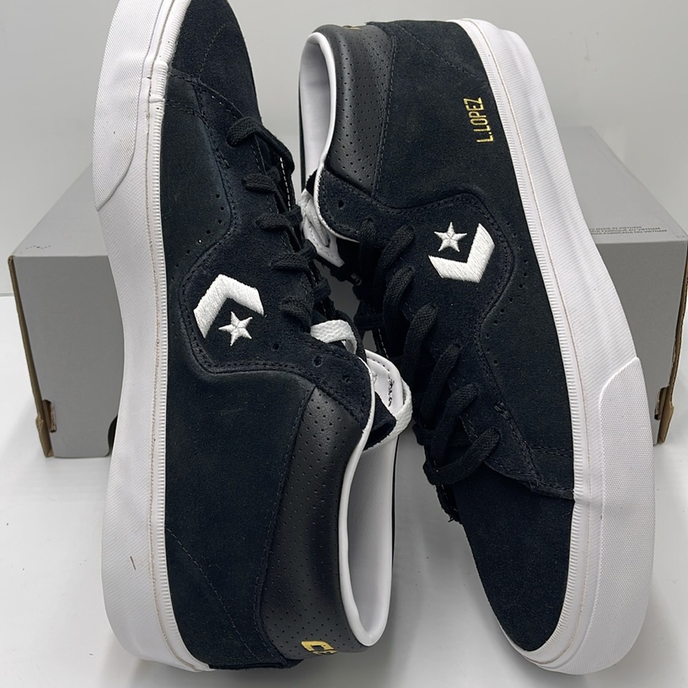 Converse Black High-Top Men's Shoes 171331C
LOUIE LOPEZ PRO MID BLACK/BLACK/WHIT - Picture 11 of 16